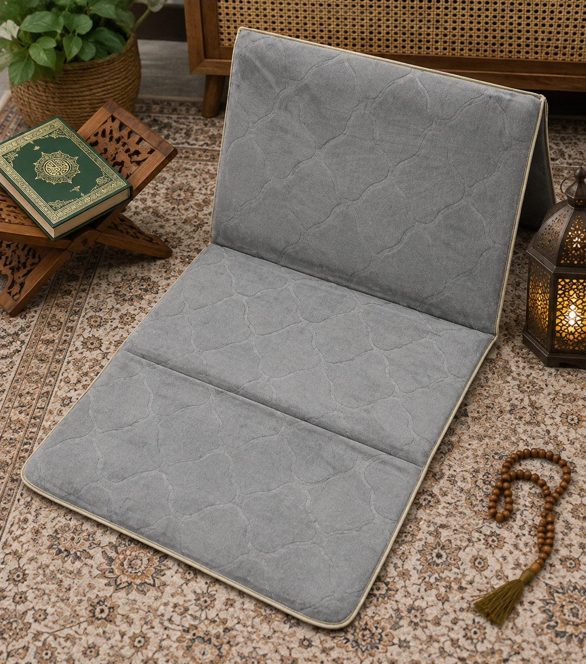 Veenus Foldable Jaey Namaz Gray