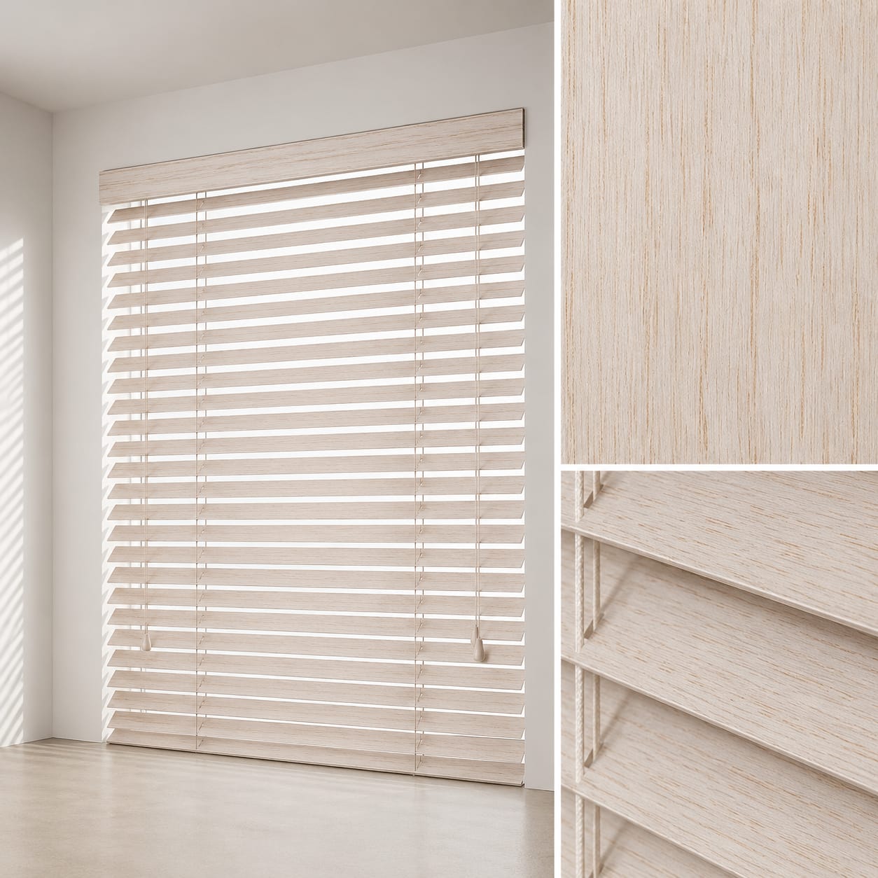 Wooden Blinds Cream
