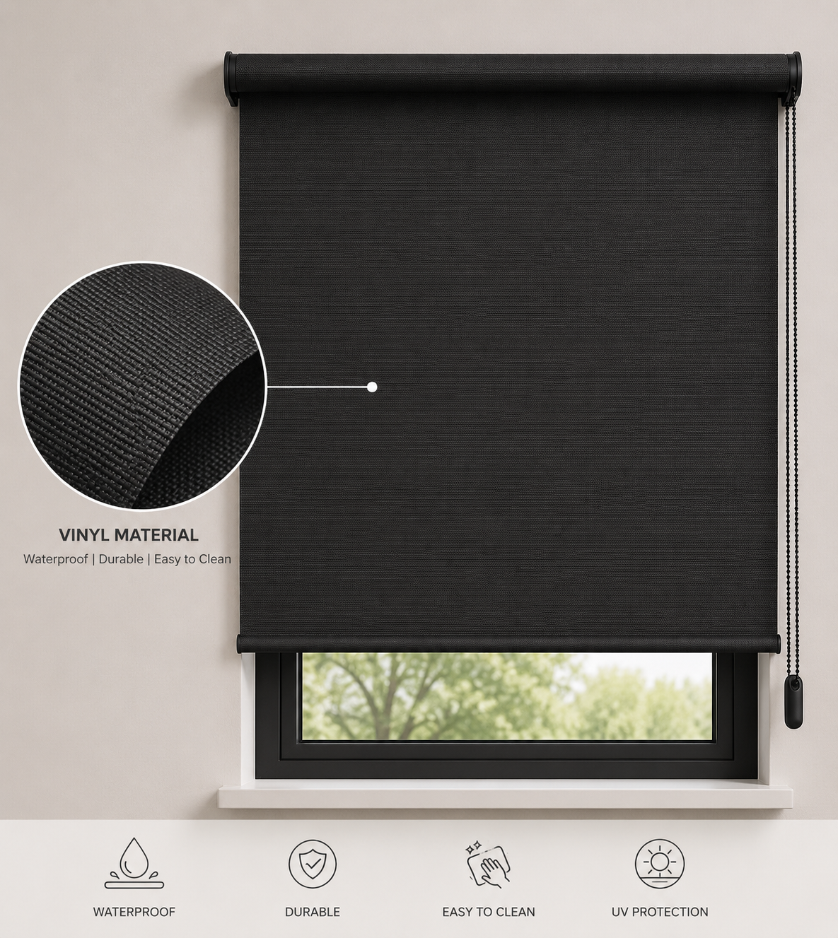 Roller Blinds Black